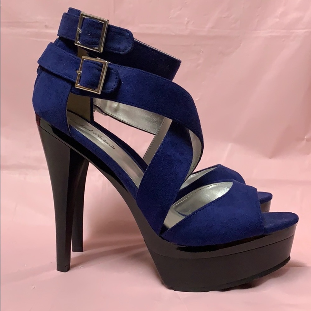 Michael Antonio Royal Blue almost Purple Stilettos